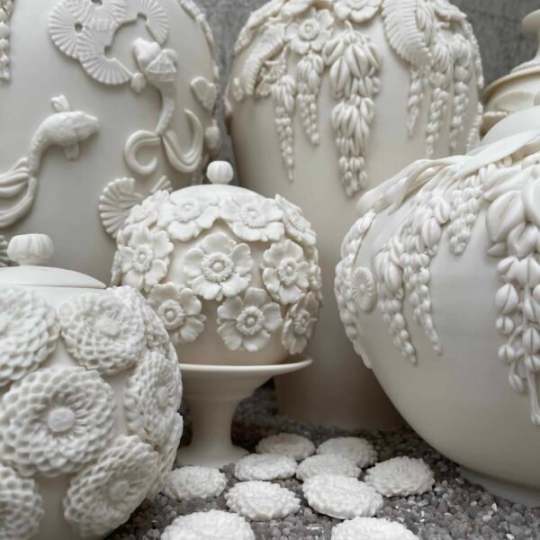 Collection of pots .